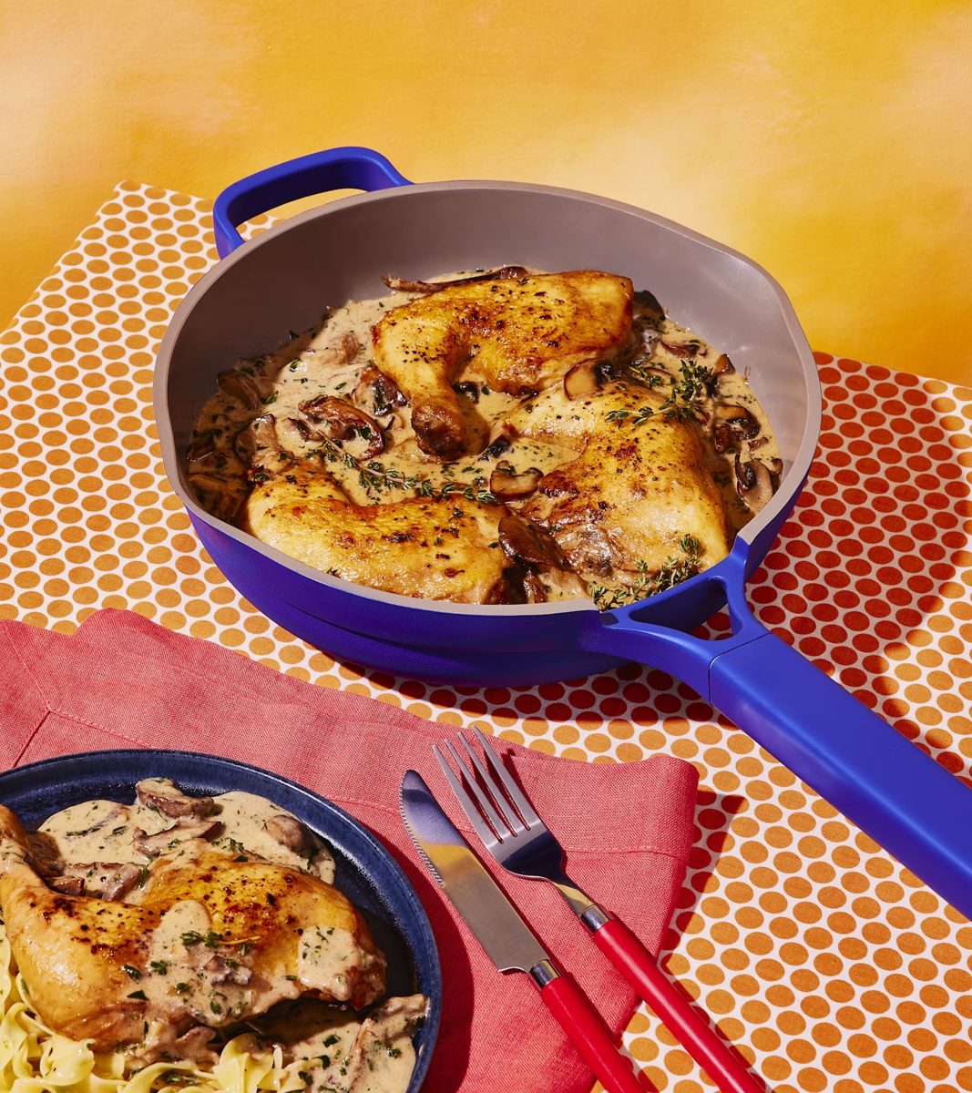 Cuisses de poulet one pot à la crème