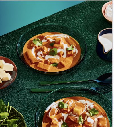 Paneer masala au beurre